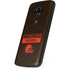 NFL Cleveland Browns Brown Performance Series Moto E5 Play Skin